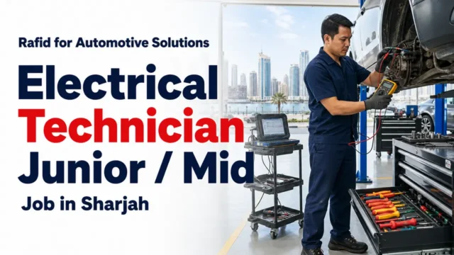 Electrical Technician Job at Rafid in Sharjah