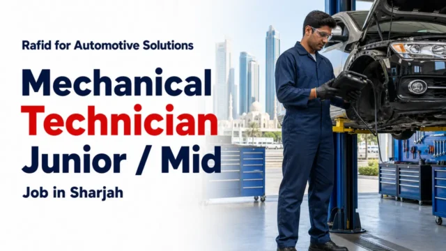 Mechanical Technician Job at Rafid in Sharjah