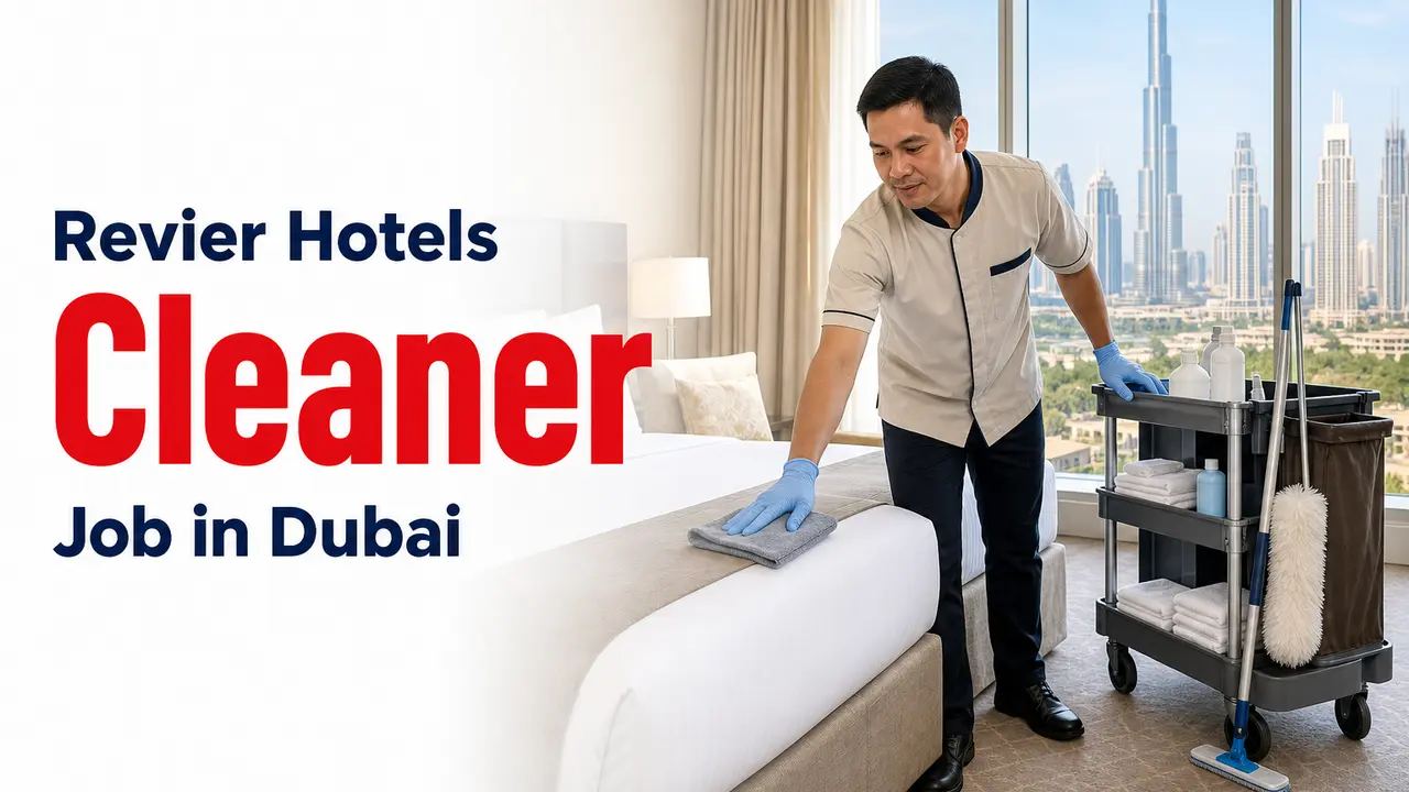 Cleaner Job at Revier Hotels in Dubai