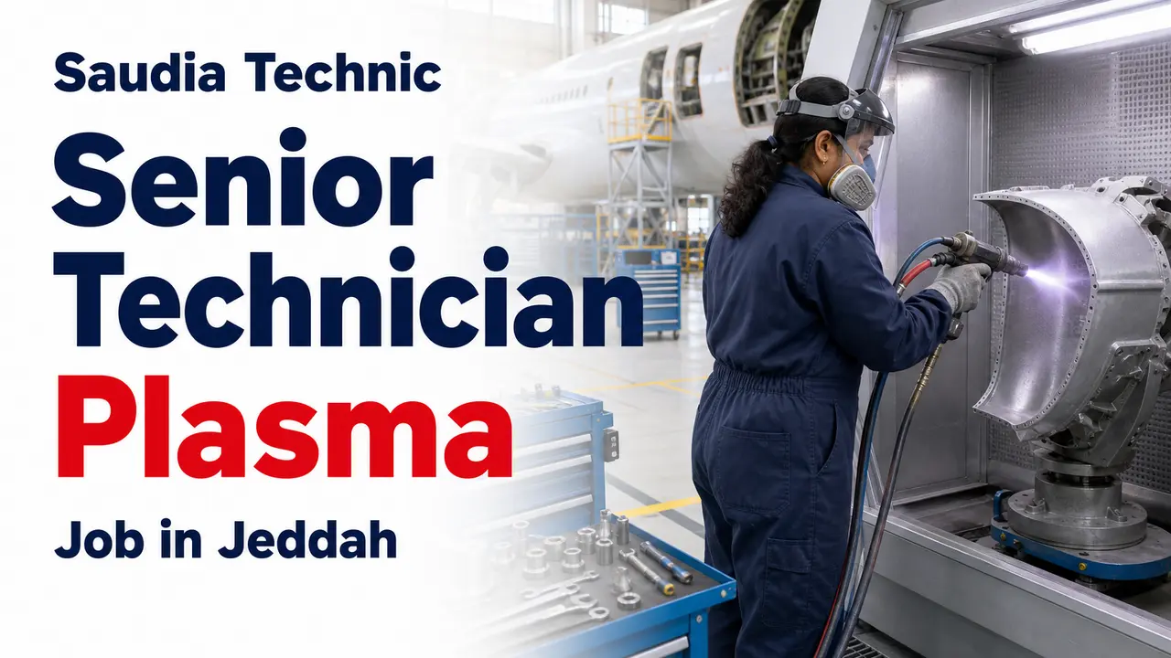Senior Technician, Plasma Job at Saudia Technic in Jeddah