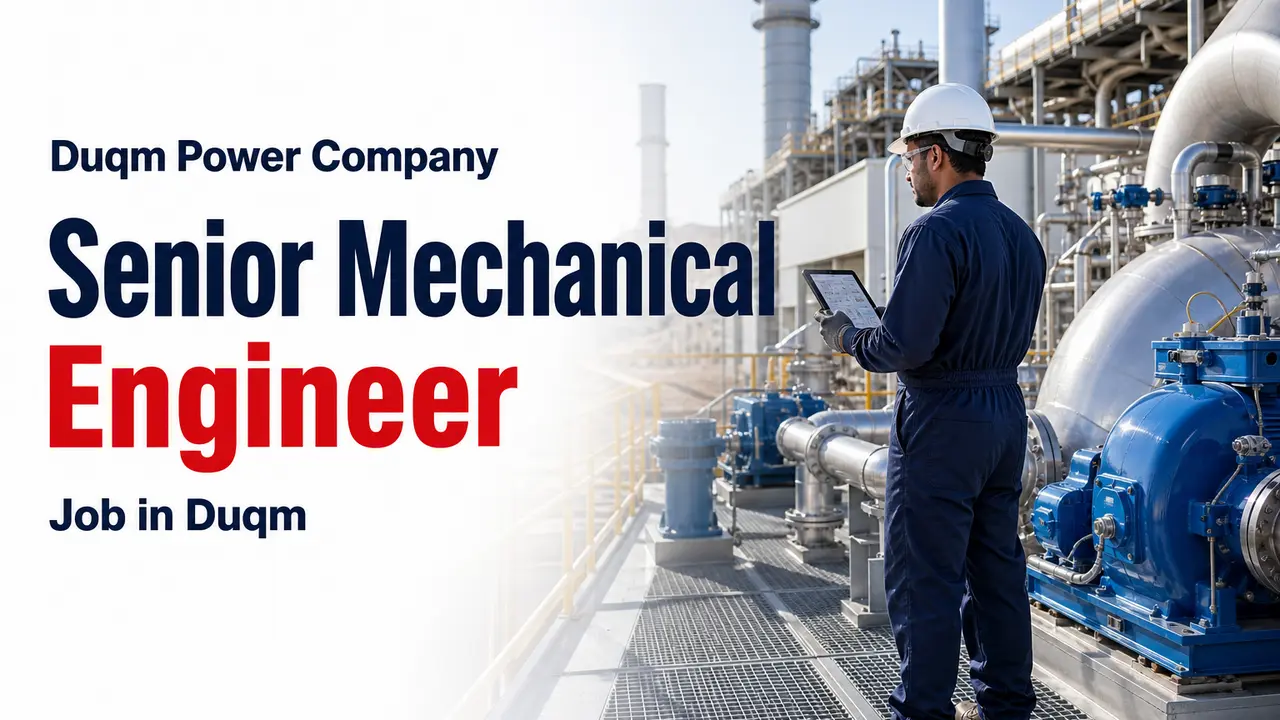 Senior Mechanical Engineer Job in Duqm