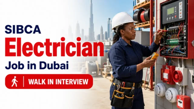 SIBCA Electrician Walk-In Interview in Dubai
