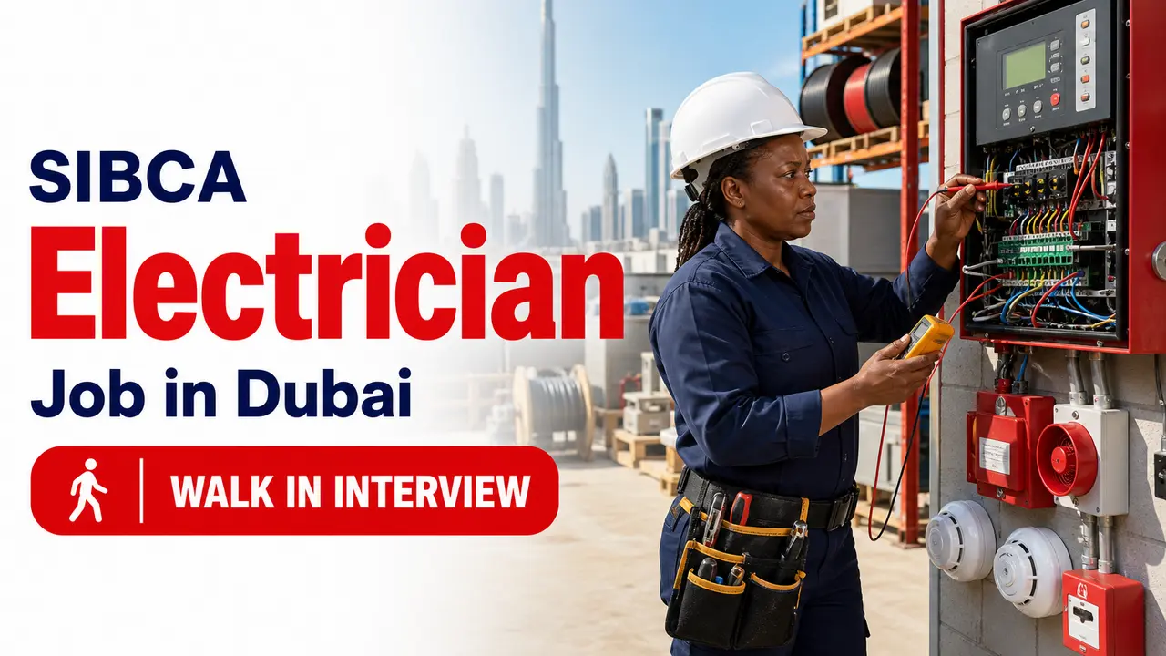 SIBCA Electrician Walk-In Interview in Dubai