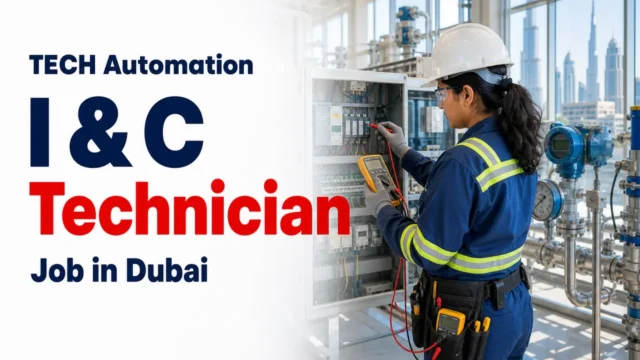 I & C Technician Job at TECH Automation in Dubai