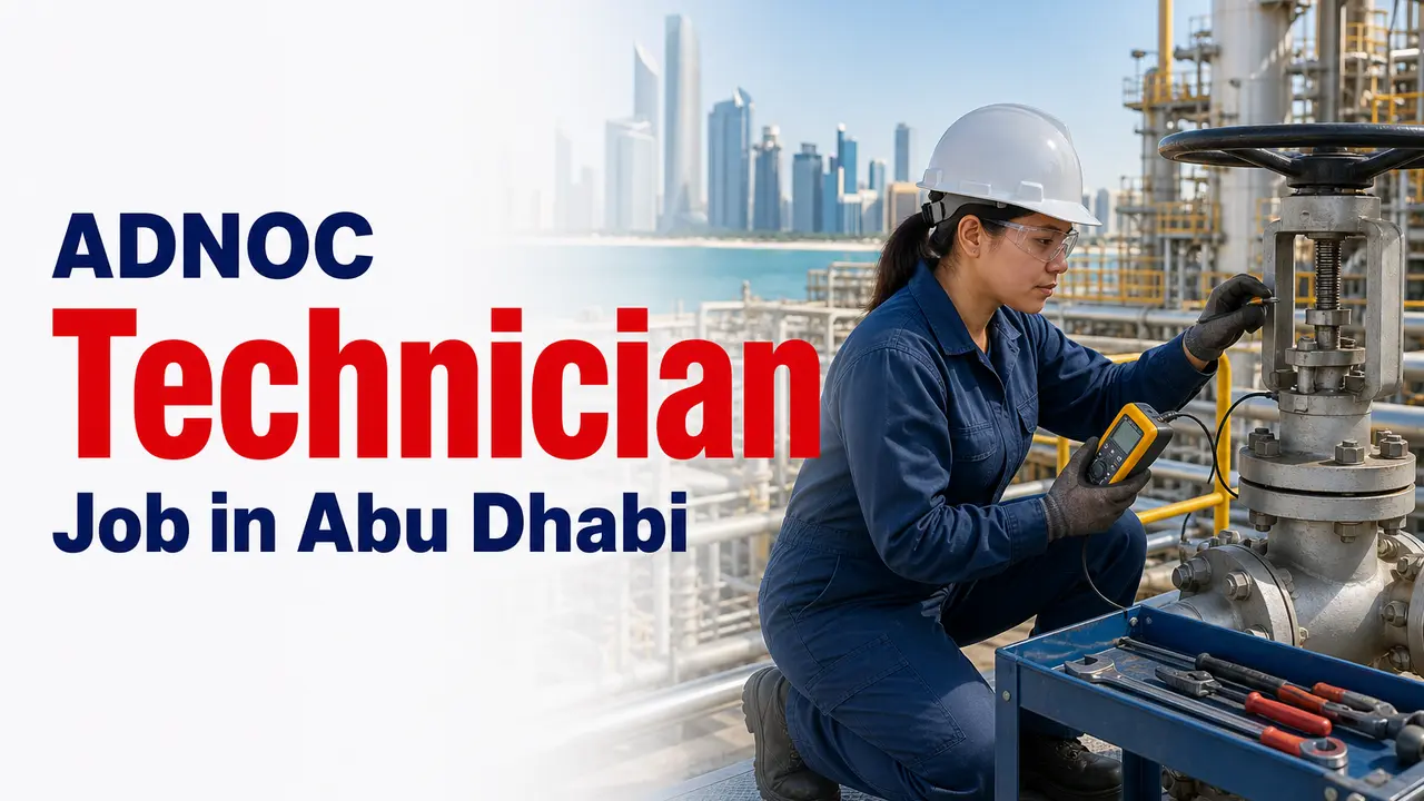Technician I C Job at ADNOC in Abu Dhabi