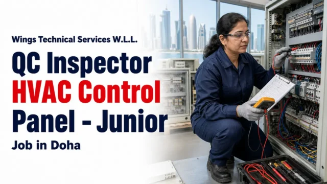 Junior QC Inspector Job at Wings in Doha