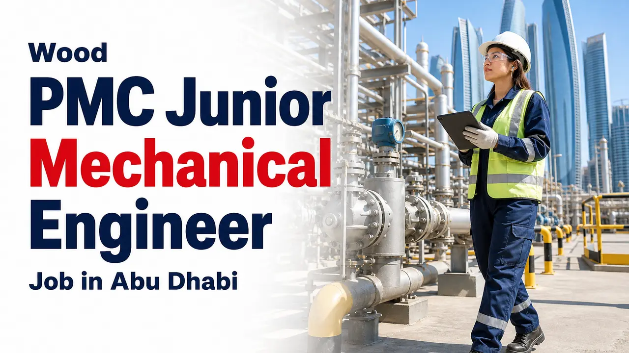 PMC Junior Mechanical Engineer Job at Wood in Abu Dhabi