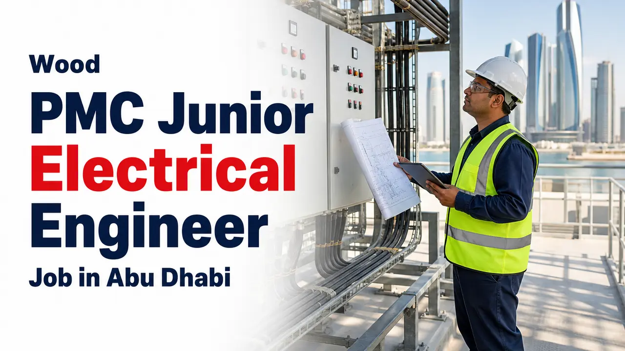PMC Junior Electrical Engineer Job at Wood in Abu Dhabi